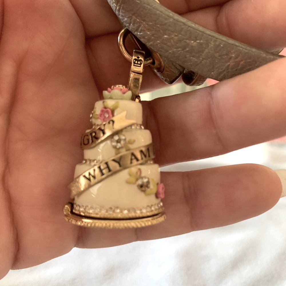 Juicy Couture Wedding Cake Charm with bracelet.